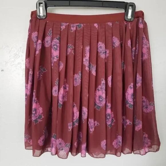 Free People Mini Skirt Florence Floral Mesh, Size XS, New w/o Tag MSRP $148 - Picture 2 of 6
